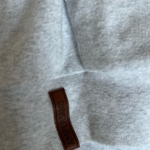 AMPERSAND AVE Gray Hoodie with Floral Accents - Picture 5 of 6